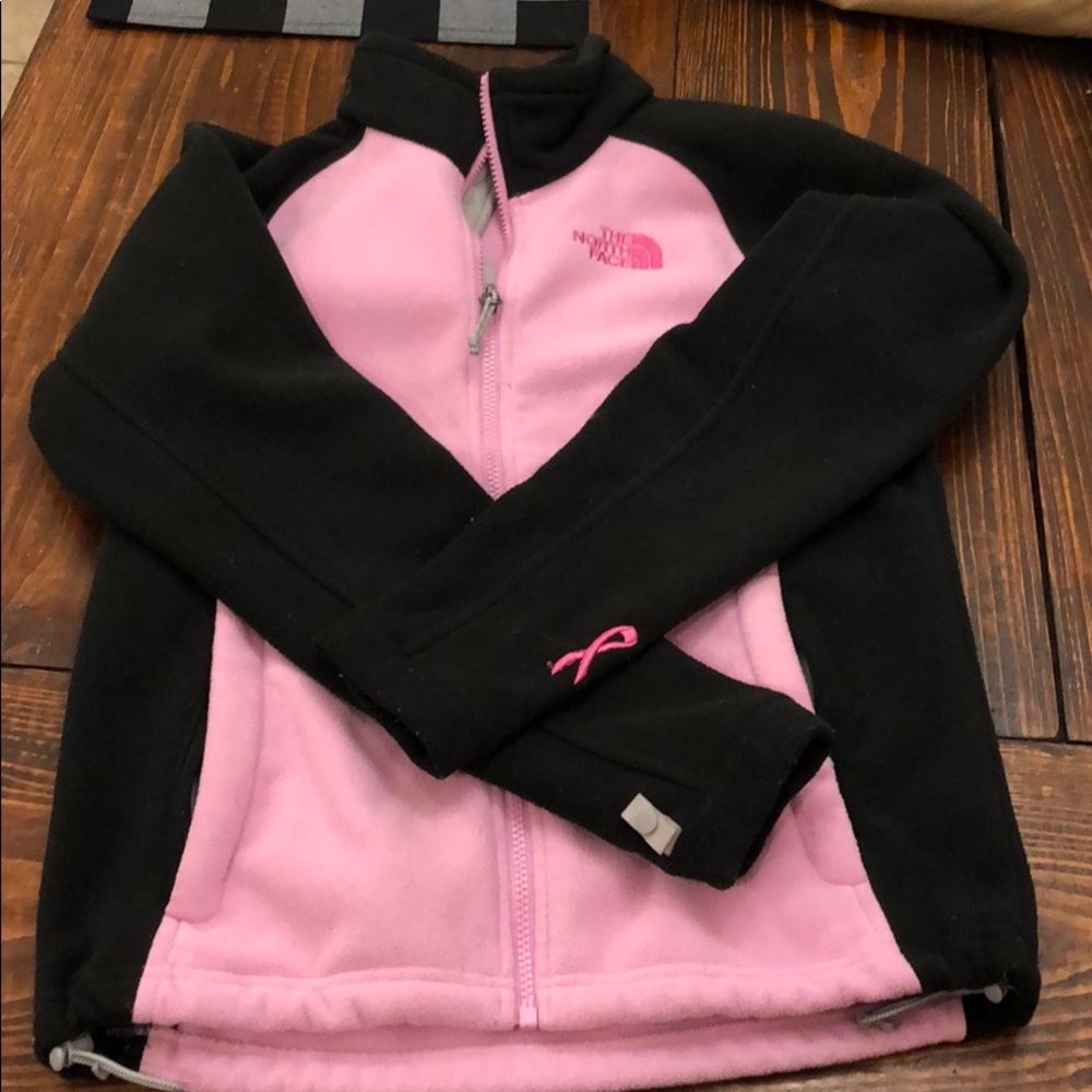 Pink and Black breast cancer edition North Face